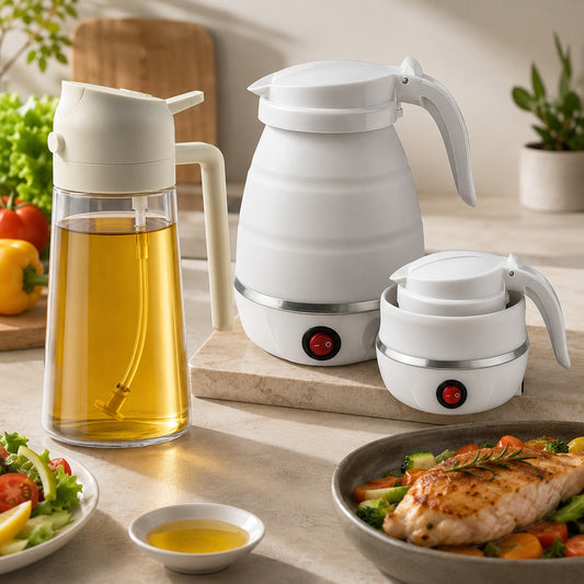 COMBO DISPENSADOR DE ACEITE + HERVIDOR ELECTRICO